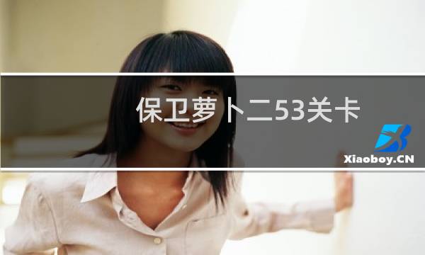 保卫萝卜二53关卡