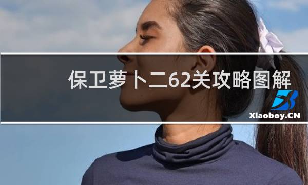 保卫萝卜二62关攻略图解