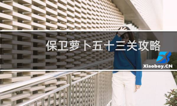 保卫萝卜五十三关攻略