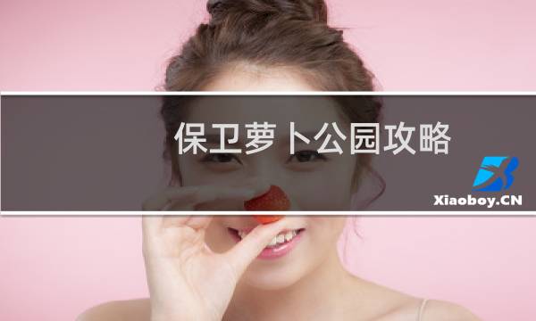 保卫萝卜公园攻略 17