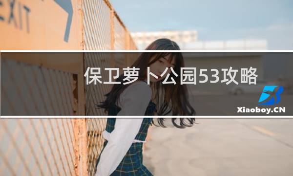 保卫萝卜公园53攻略