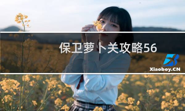 保卫萝卜关攻略56