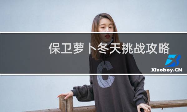 保卫萝卜冬天挑战攻略