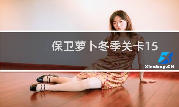 保卫萝卜冬季关卡15