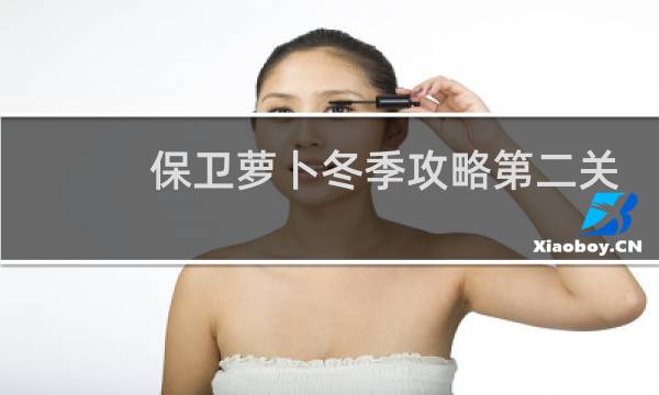 保卫萝卜冬季攻略第二关