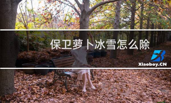 保卫萝卜冰雪怎么除