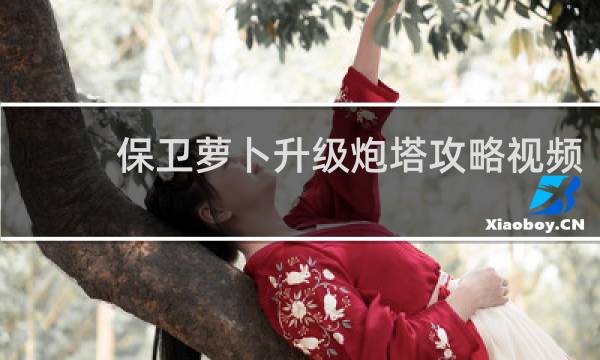 保卫萝卜升级炮塔攻略视频