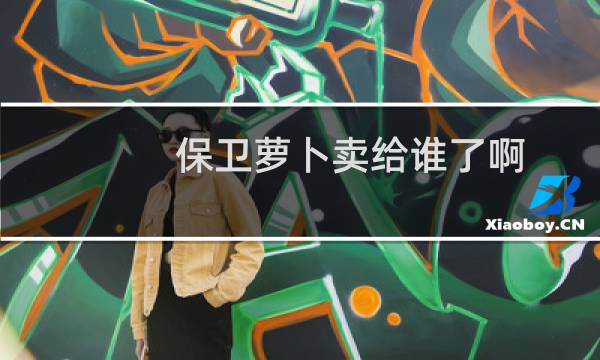 保卫萝卜卖给谁了啊