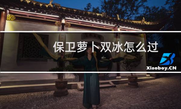 保卫萝卜双冰怎么过