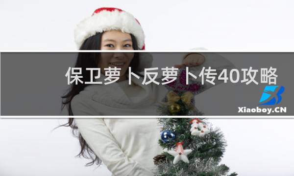 保卫萝卜反萝卜传40攻略