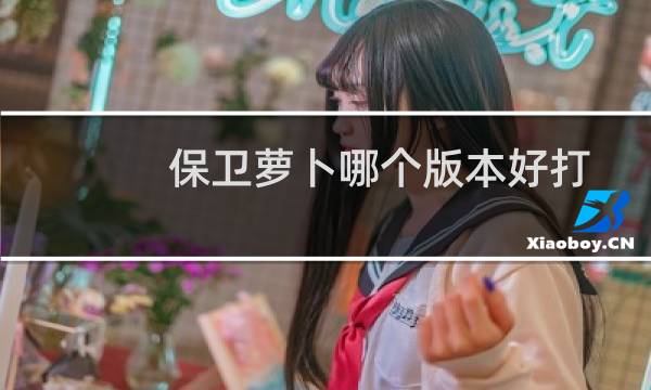 保卫萝卜哪个版本好打