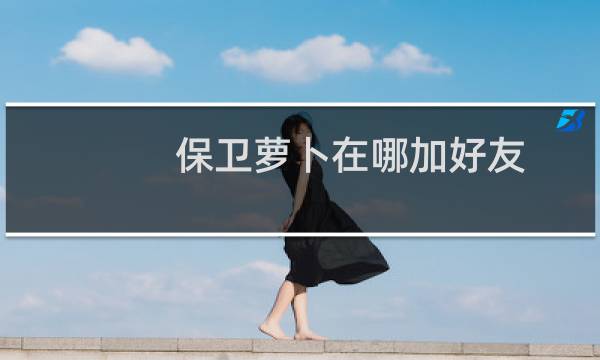 保卫萝卜在哪加好友
