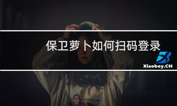 保卫萝卜如何扫码登录