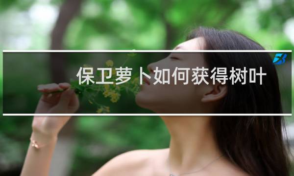 保卫萝卜如何获得树叶