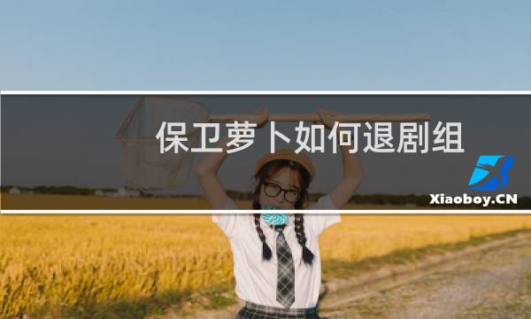 保卫萝卜如何退剧组