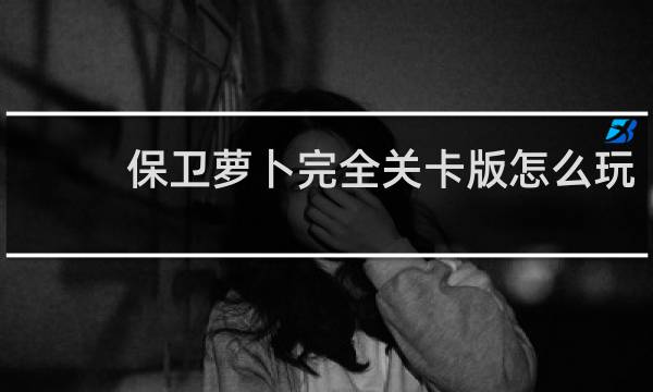 保卫萝卜完全关卡版怎么玩