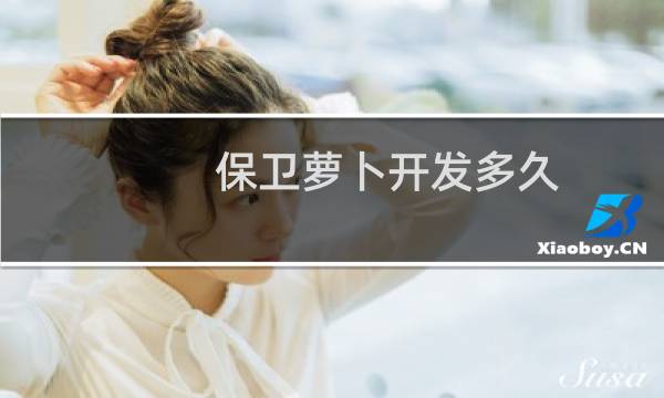 保卫萝卜开发多久