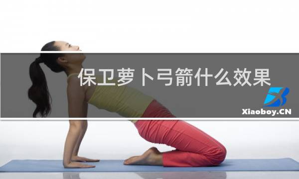保卫萝卜弓箭什么效果