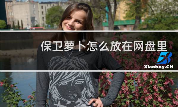 保卫萝卜怎么放在网盘里