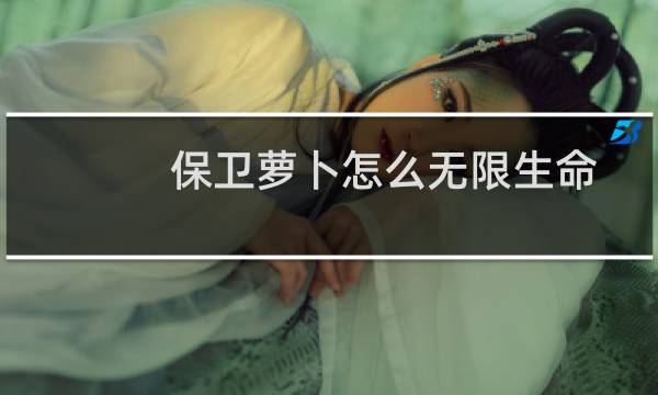 保卫萝卜怎么无限生命