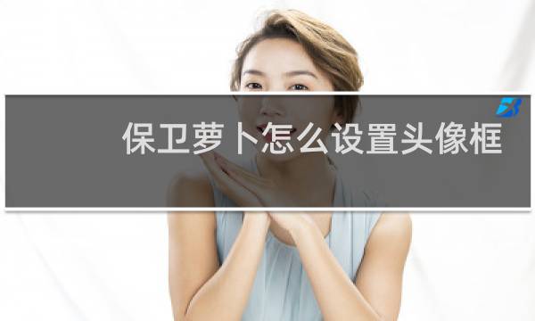 保卫萝卜怎么设置头像框