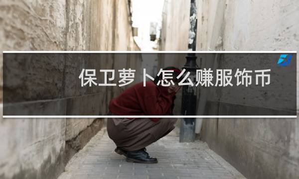 保卫萝卜怎么赚服饰币