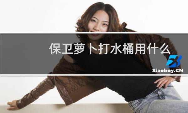 保卫萝卜打水桶用什么