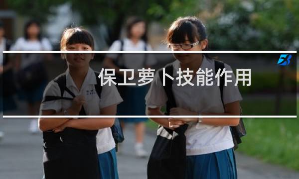 保卫萝卜技能作用