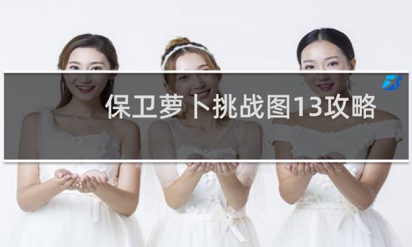 保卫萝卜挑战图13攻略