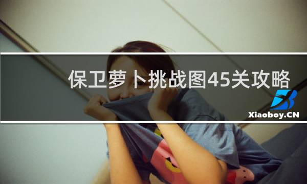 保卫萝卜挑战图45关攻略