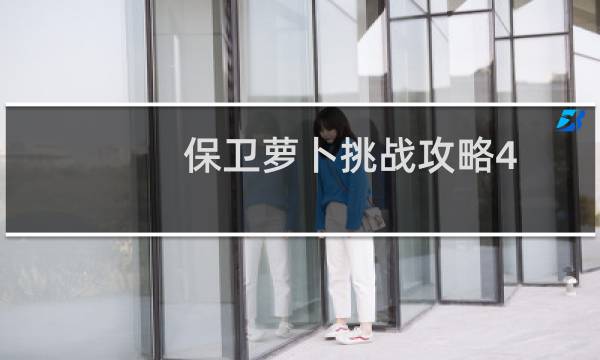 保卫萝卜挑战攻略4