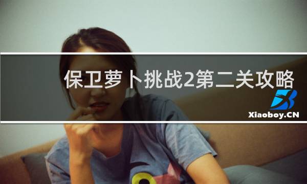 保卫萝卜挑战2第二关攻略
