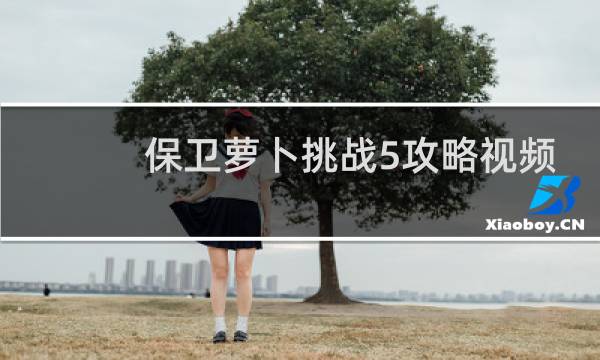 保卫萝卜挑战5攻略视频