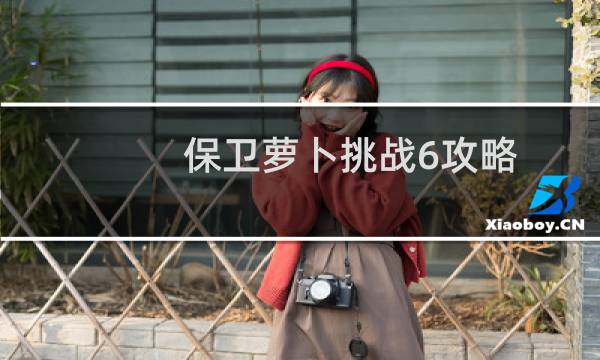 保卫萝卜挑战6攻略