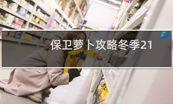 保卫萝卜攻略冬季21