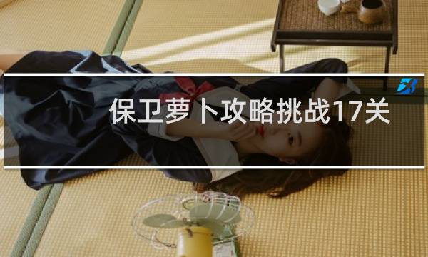 保卫萝卜攻略挑战17关
