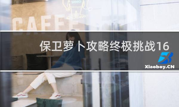 保卫萝卜攻略终极挑战16
