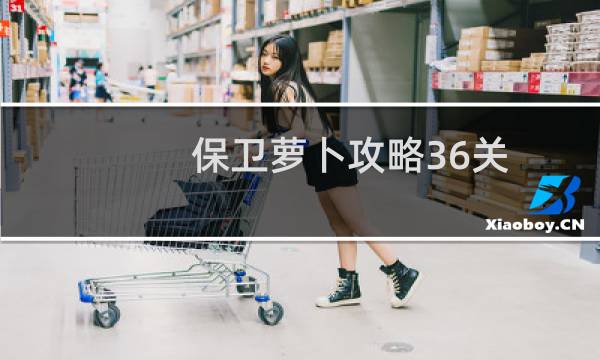保卫萝卜攻略36关