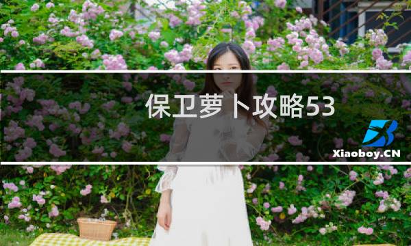 保卫萝卜攻略53