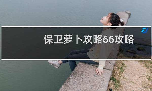 保卫萝卜攻略66攻略