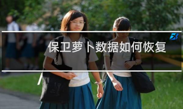 保卫萝卜数据如何恢复