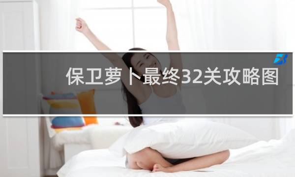 保卫萝卜最终32关攻略图