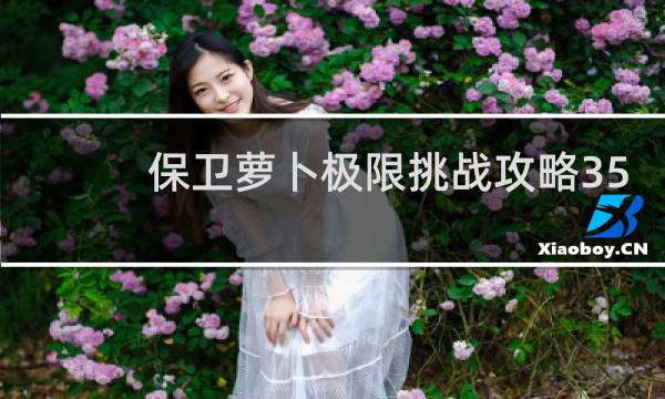 保卫萝卜极限挑战攻略35