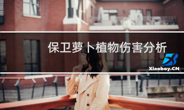 保卫萝卜植物伤害分析