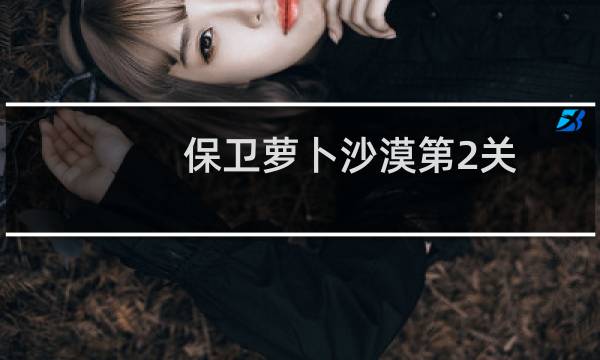 保卫萝卜沙漠第2关
