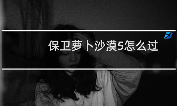 保卫萝卜沙漠5怎么过