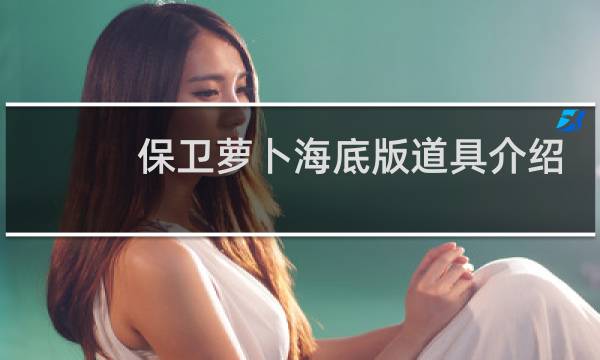 保卫萝卜海底版道具介绍