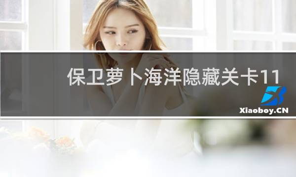 保卫萝卜海洋隐藏关卡11