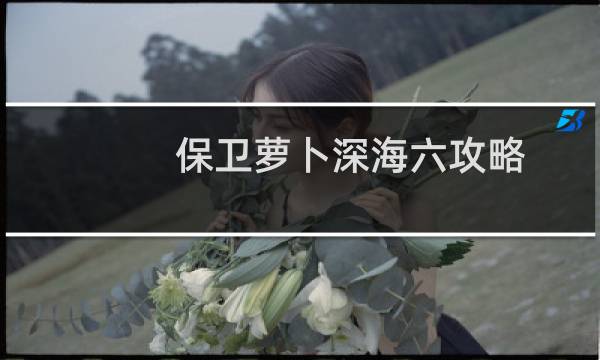 保卫萝卜深海六攻略
