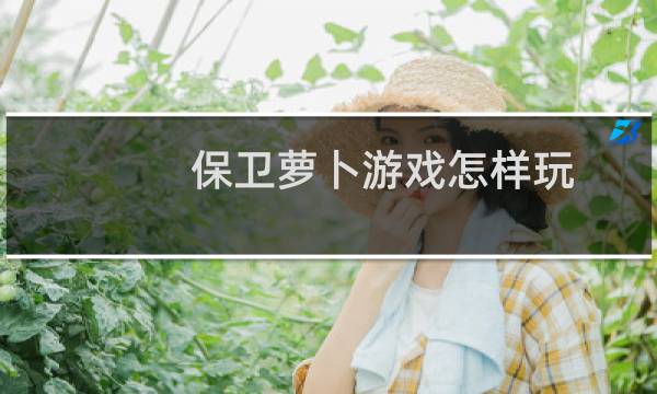 保卫萝卜游戏怎样玩